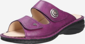 Finn Comfort Mule in Purple: front