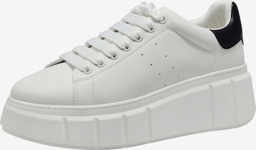 Tamaris Sneakers laag in Wit: voorkant