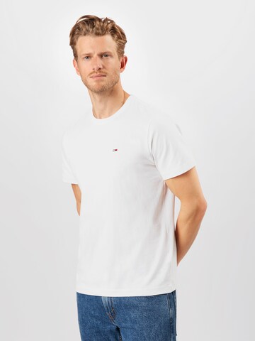 Tommy Jeans - Regular Fit Camisa em branco: frente