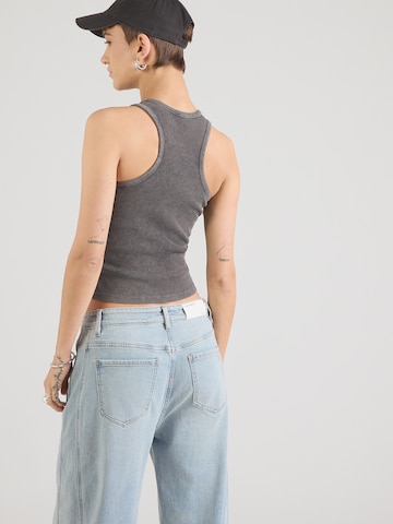 PATRIZIA PEPE - Top 'MAGLIA' en gris