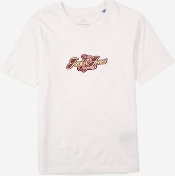 Jack & Jones Junior - Camiseta 'JORCassis' en blanco: frente