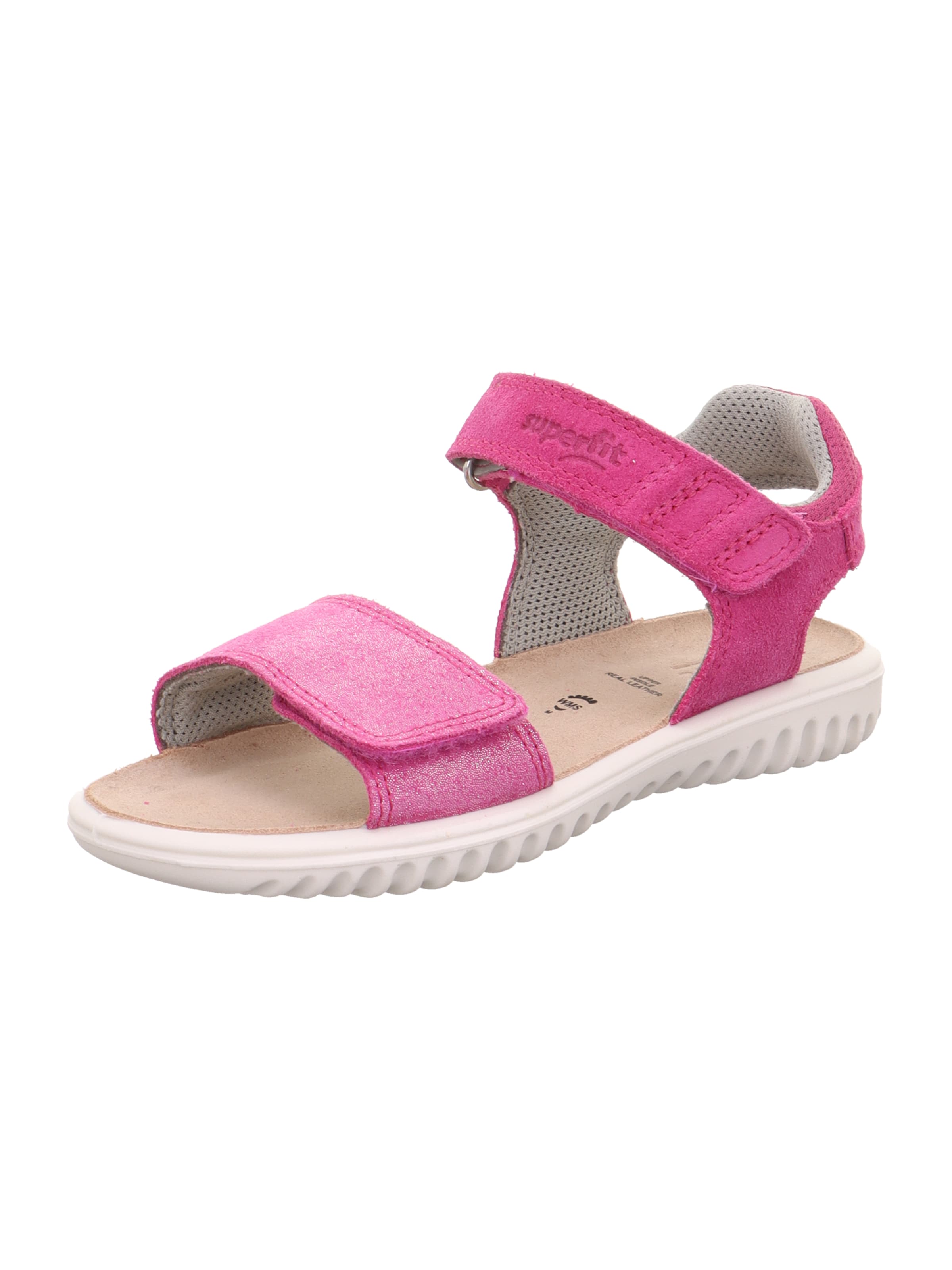 SUPERFIT Босоножки 'SPARKLE' в Ярко-розовый: спереди