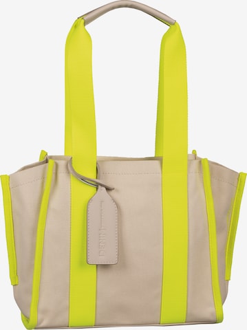 TOM TAILOR DENIM Shopper 'Alani' in Beige: voorkant