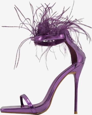 faina Strap Sandals 'Minya' in Purple: front