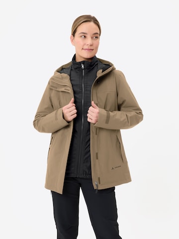 VAUDE Outdoor jacket 'Neyland' in Beige