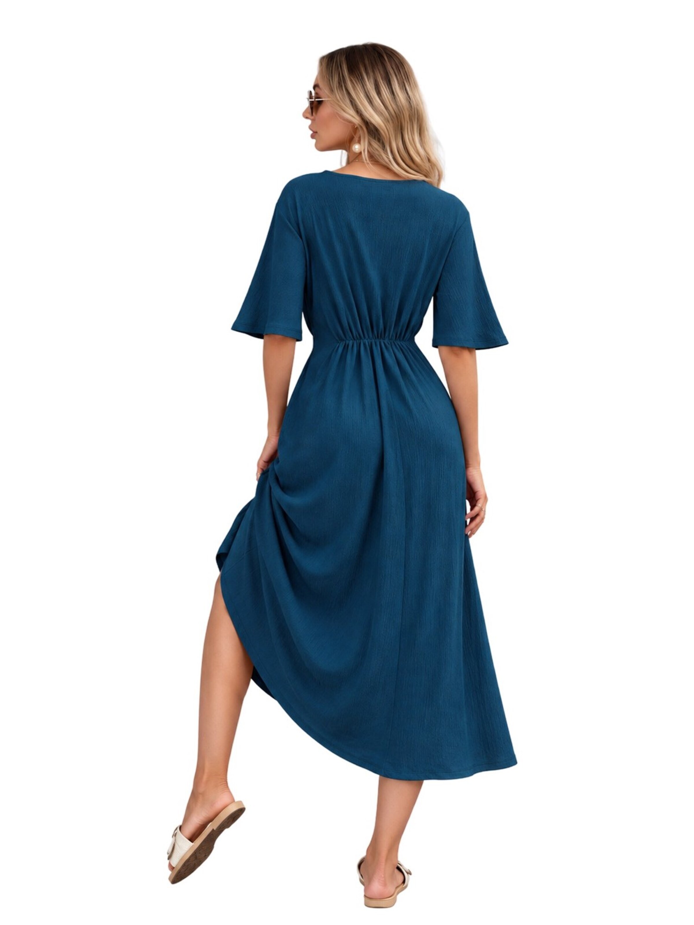 Ocoza Dress in Blue