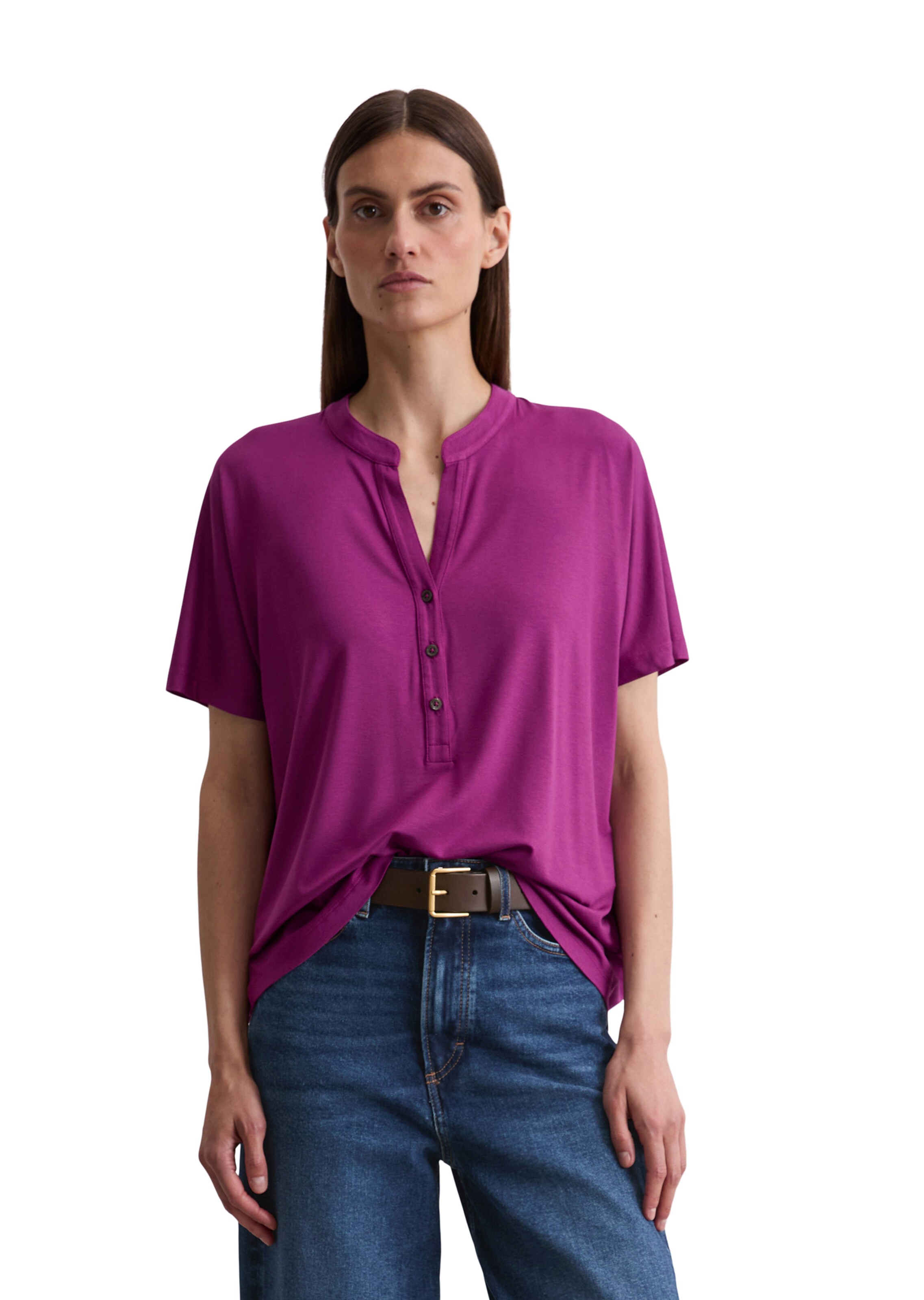 Marc O'Polo Blouse in Purple: front