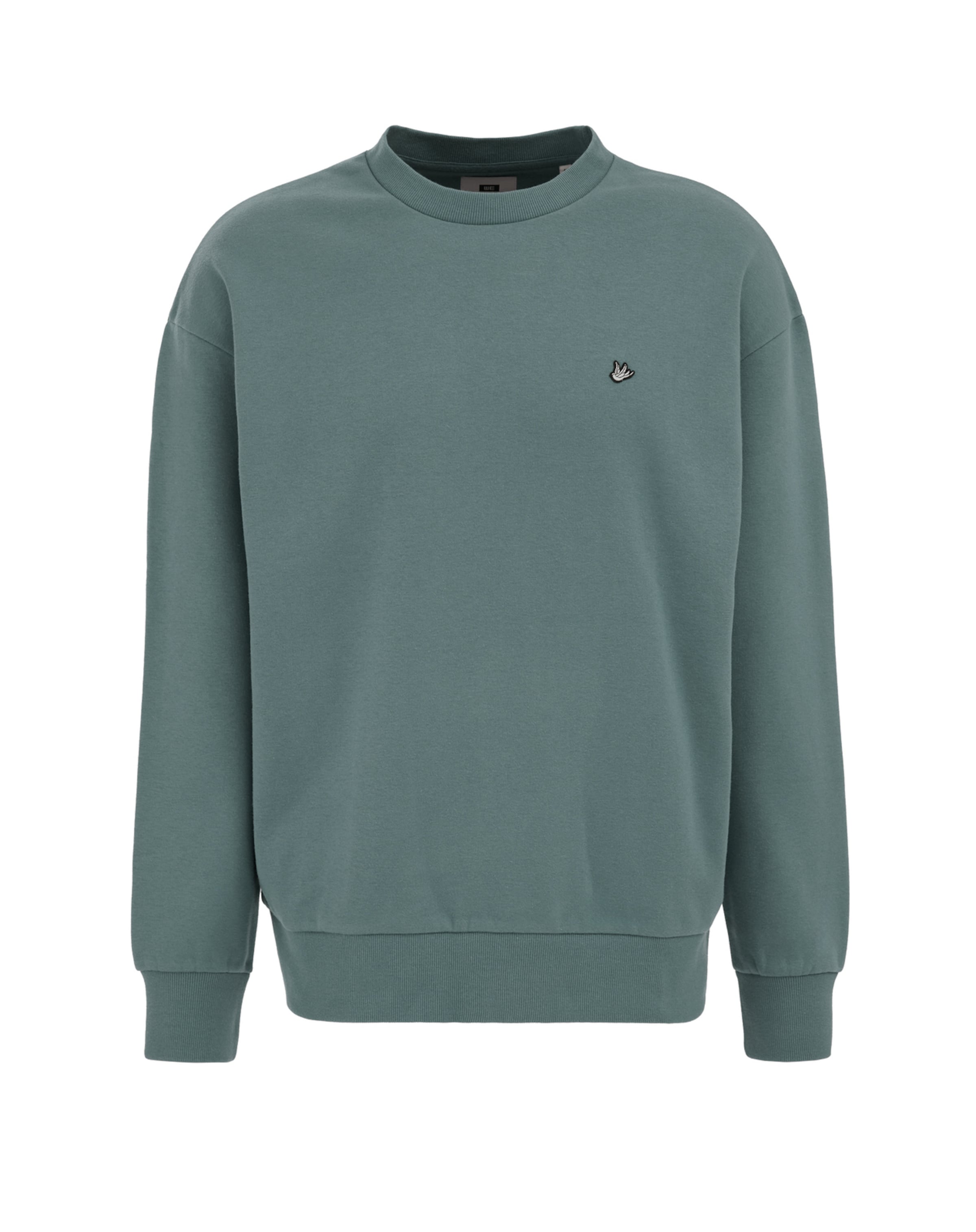 WE Fashion Sweatshirt in Grün: Vorderseite