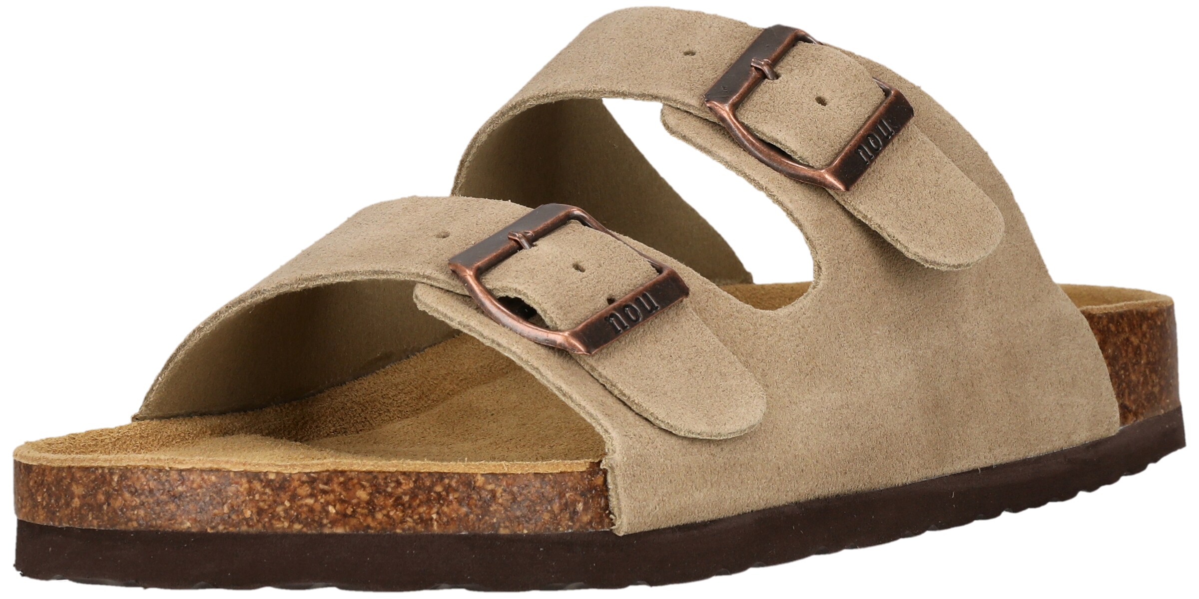 NOU Sandalen 'Cosimo' in Grau: Vorderseite