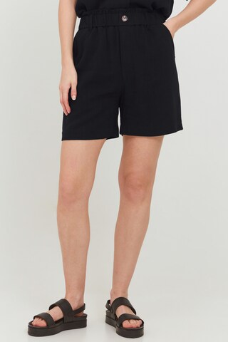 b.young Wide leg Pants in Black: front