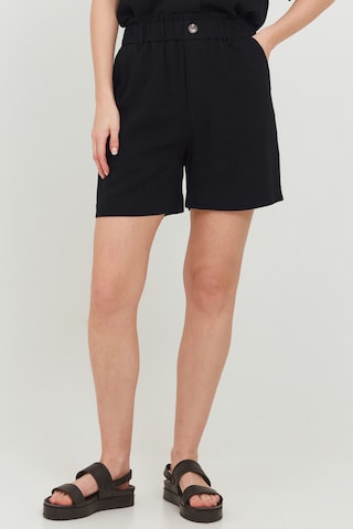 b.young Wide Leg Shorts in Schwarz: predná strana