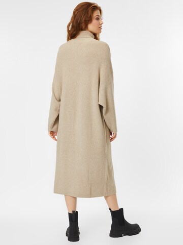 MSCH COPENHAGEN Knitted dress 'Magnea' in Brown
