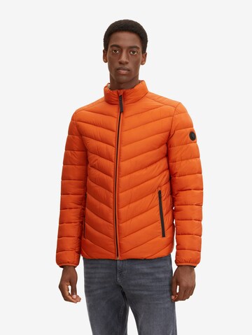 TOM TAILOR Демисезонная куртка в Оранжевый: спереди