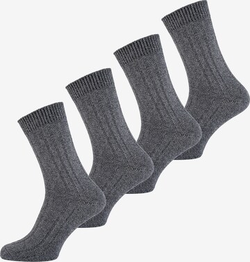 Nur Der Socks in Grey: front