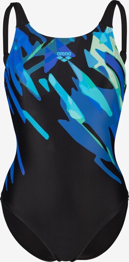 ARENA Badeanzug 'TALEA ' in blau / hellgrün / schwarz, Produktansicht