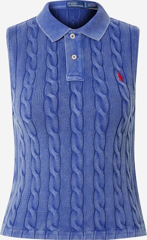 Polo Ralph Lauren Knitted Top in Blue: front