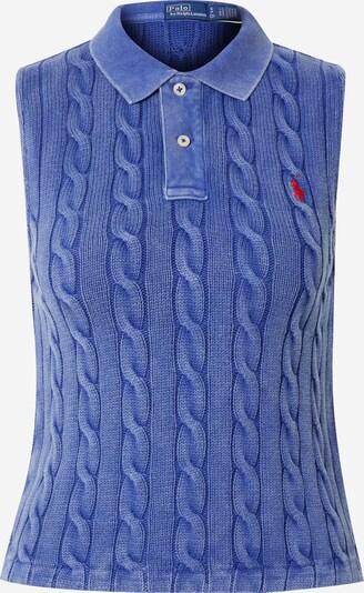 Top brodat Polo Ralph Lauren pe albastru / roșu, Vizualizare produs