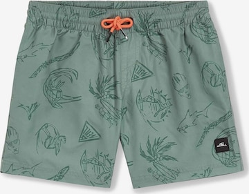 Pantaloncini da bagno 'Mix & Match Cali Print 13' di O'NEILL in verde: frontale