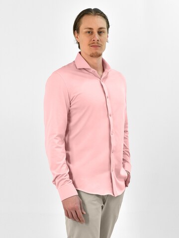 Vercate Slim Fit Businesshemd 'No. 19' in Pink