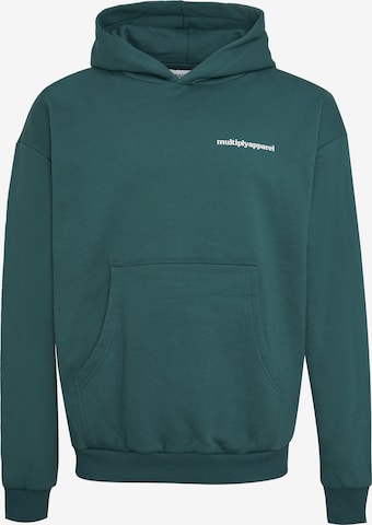 Multiply Apparel Μπλούζα φούτερ σε πράσινο: μπροστά