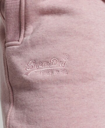 Superdry Ozke Hlače | roza barva