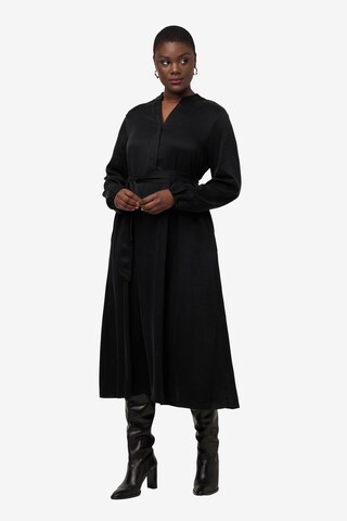 Ulla Popken Shirt Dress in Black