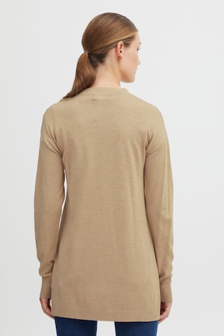 Oxmo Knit Cardigan 'Kat' in Beige