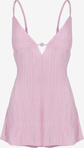 Chemise de nuit 'DAISY' OW Collection en rose : devant