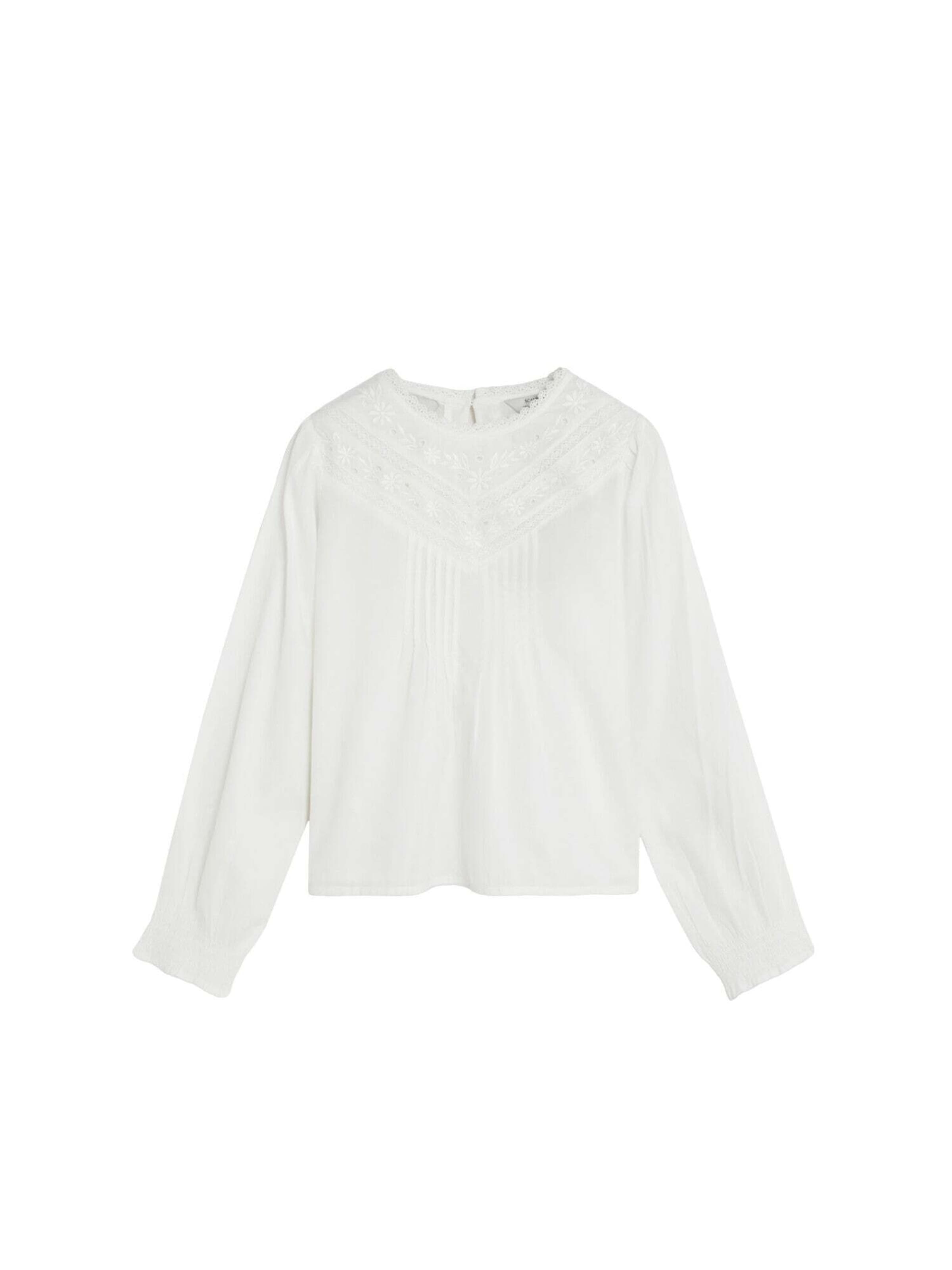 Scalpers Regular fit Overhemd ' ' in Wit: voorkant