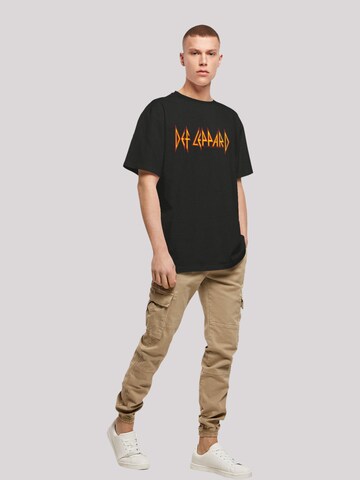 T-Shirt 'Def Leppard' F4NT4STIC en noir