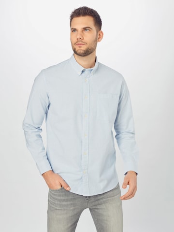 SELECTED HOMME Regular fit Button Up Shirt 'Rick' in Blue: front