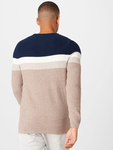 Key Largo Regular fit Sweater 'HANSI' in Beige