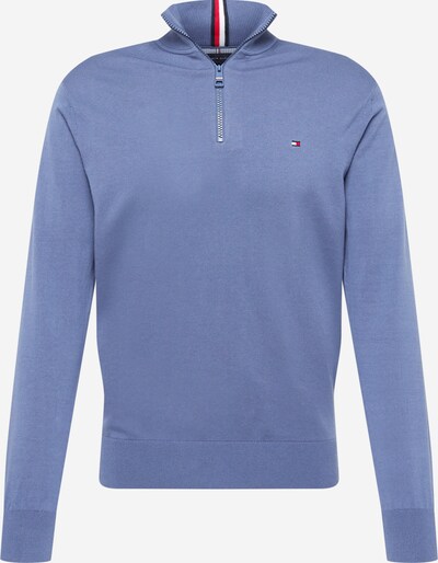 TOMMY HILFIGER Sweater in Navy / Dusty blue / Red / White, Item view