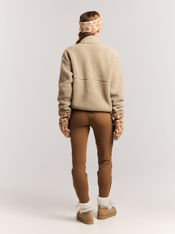 PROTEST Fleece jas 'PRTLUX' in Bruin
