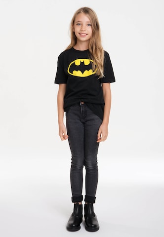 LOGOSHIRT Shirt 'DC Comics - Batman' in Black