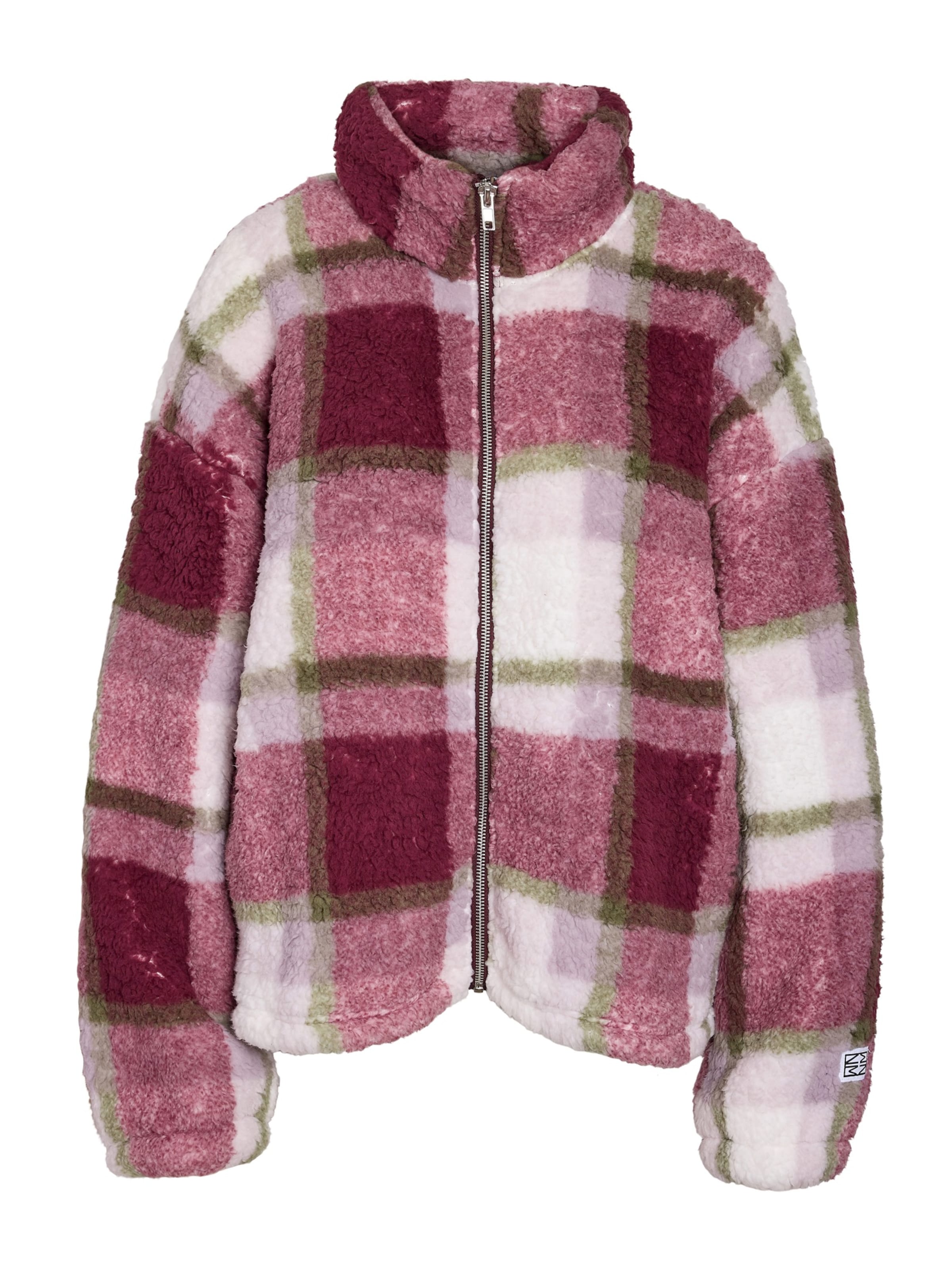 Veste en polaire 'NMLUCA' Noisy May Curve en violet : devant