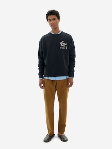 Sweat-shirt 'Flower Rope' Thinking MU en bleu