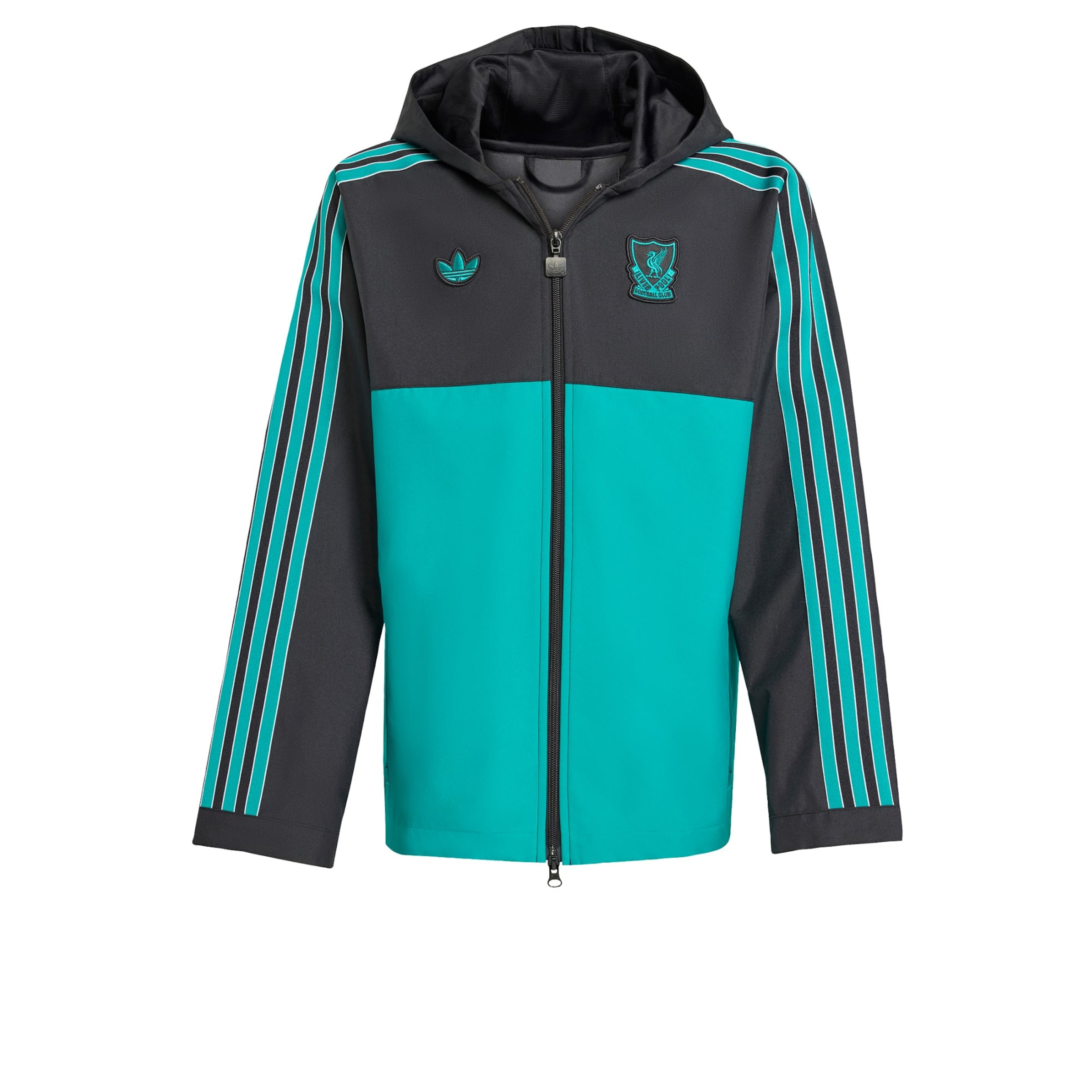 Veste de sport 'FC Liverpool Terrace Icons' ADIDAS ORIGINALS en noir : devant