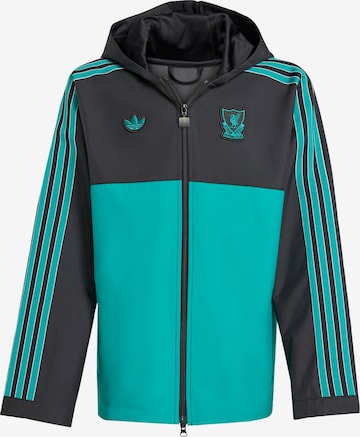 Veste de sport 'FC Liverpool Terrace Icons' ADIDAS ORIGINALS en noir : devant