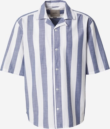 Only & Sons Button Up Shirt 'ONSTES' in Blue: front