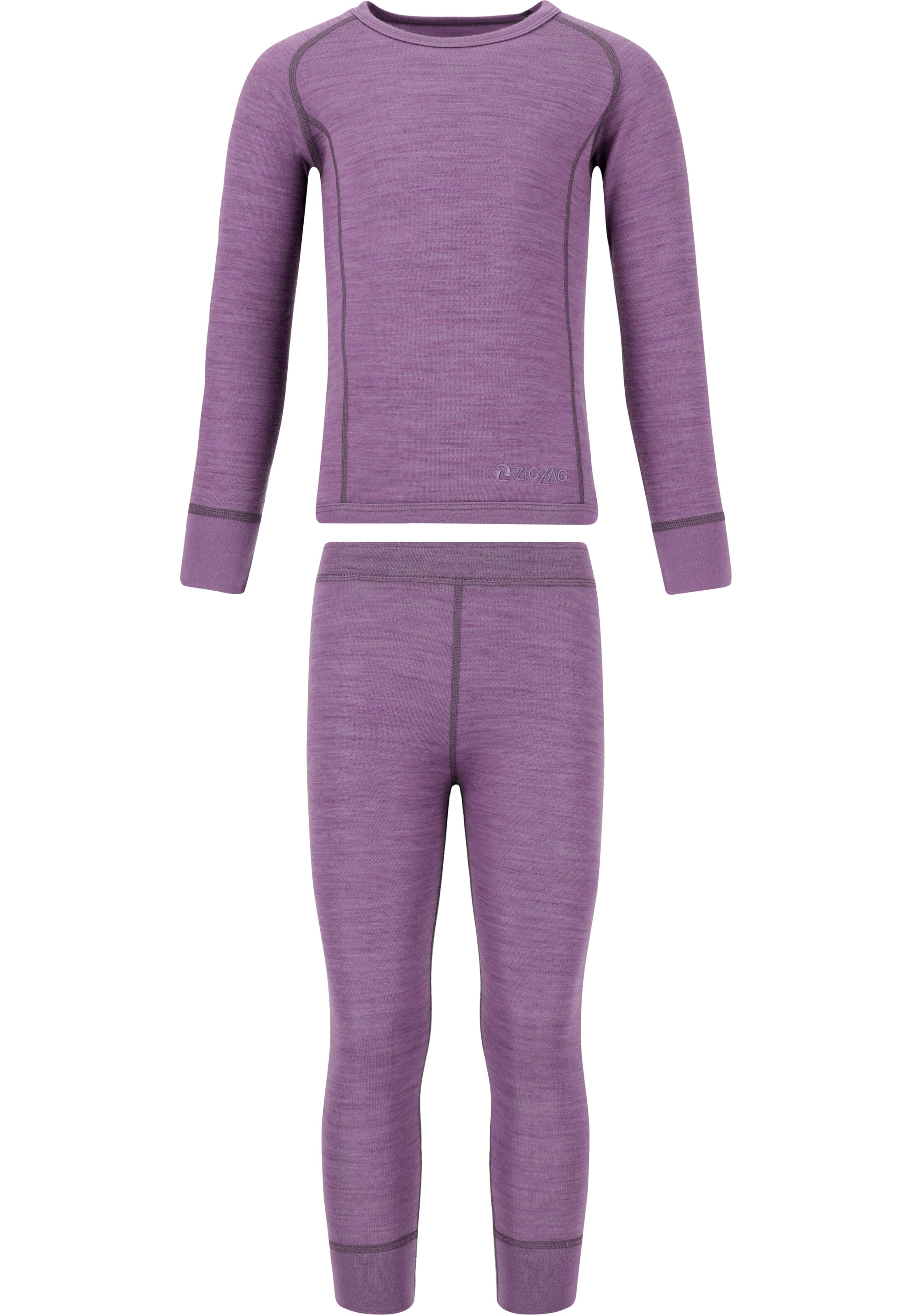 ZigZag Underwear set in Purple: front