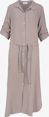 Robe-chemise 'Victoria' Seasons of April en gris : devant