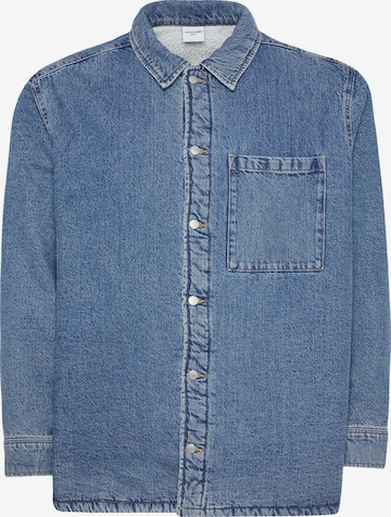 Jack & Jones Plus Comfort Fit Välikausitakki 'JORJAMES' värissä sininen: etupuoli