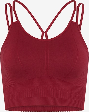 Born Living Yoga Sports top ' Kamay ' in Red: front