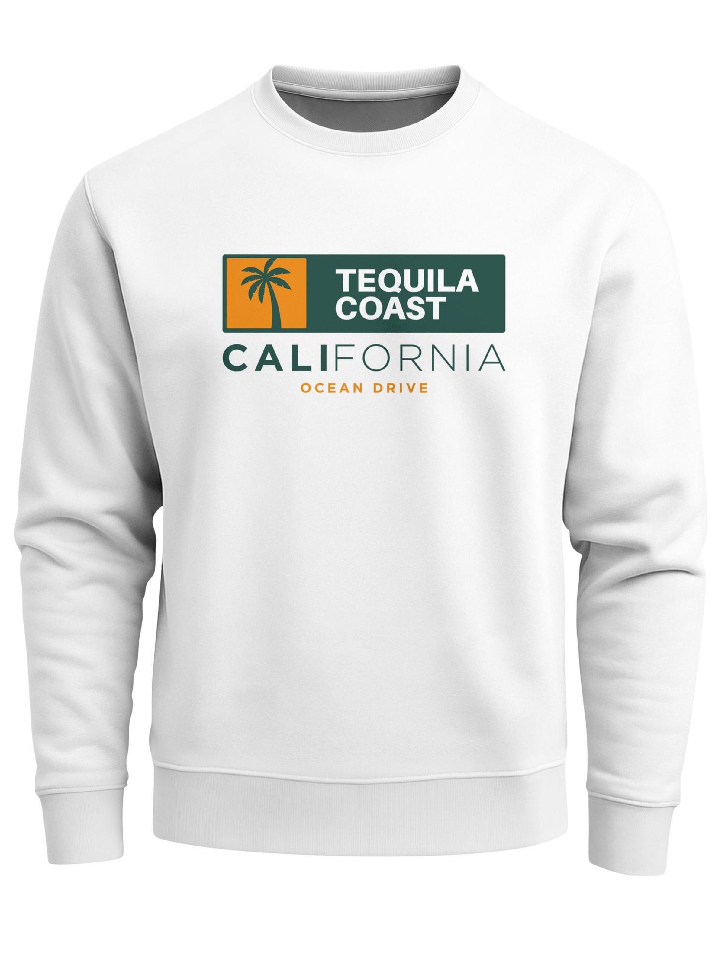 Neverless Sweatshirt 'California' in White: front