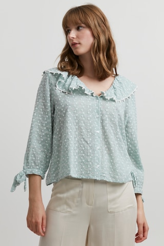 Atelier Rêve Blouse 'IRMARQUIS' in Grijs: voorkant