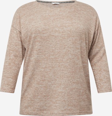 Z-One Shirt 'Mia' in Beige: voorkant