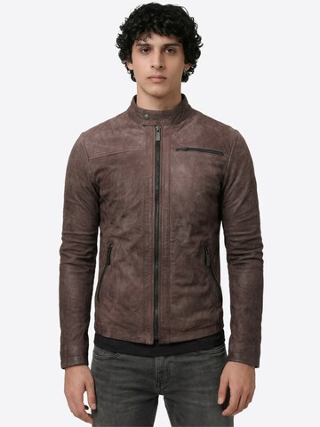 Crone Between-Season Jacket 'EPIC' in Brown: front