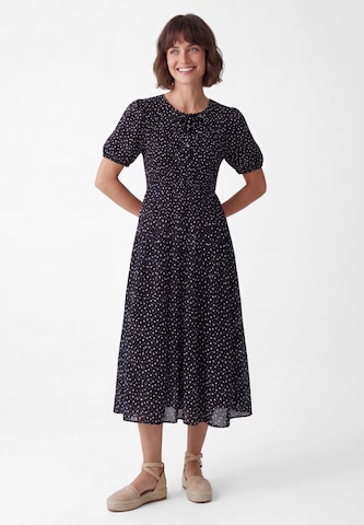 Robe Usha en noir : devant