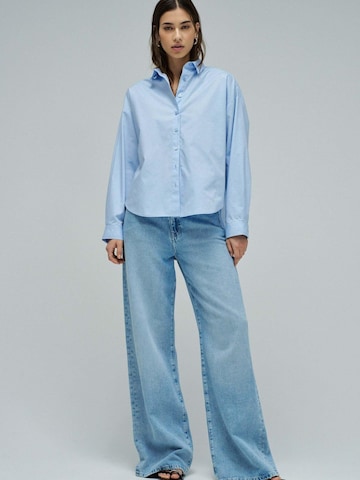 Chemisier 'Oversize Basic' Salsa Jeans en bleu